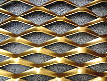 anodised aluminium mesh